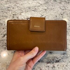 Fossil leather wallet